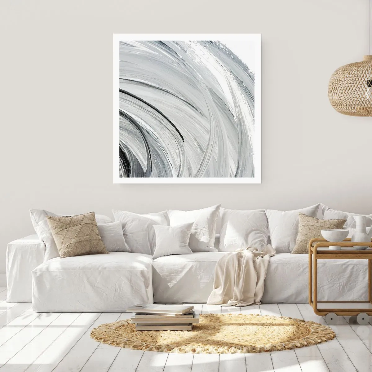 Plakát - Orbitální kompozice - 40x40 cm