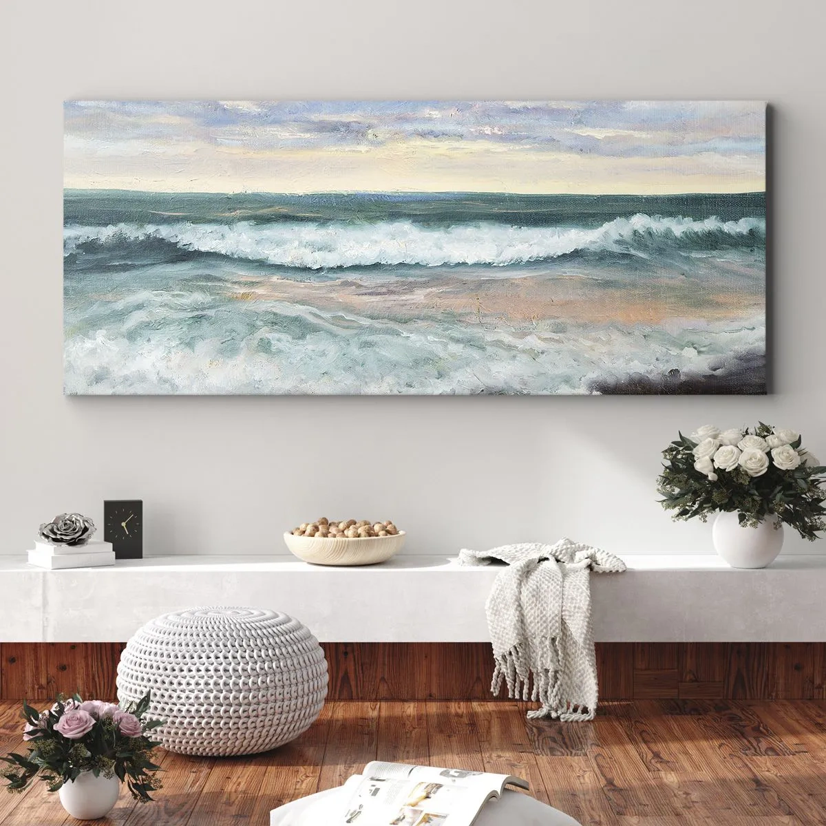 Obraz na plátně - Tady uhladíš duši - 100x40 cm