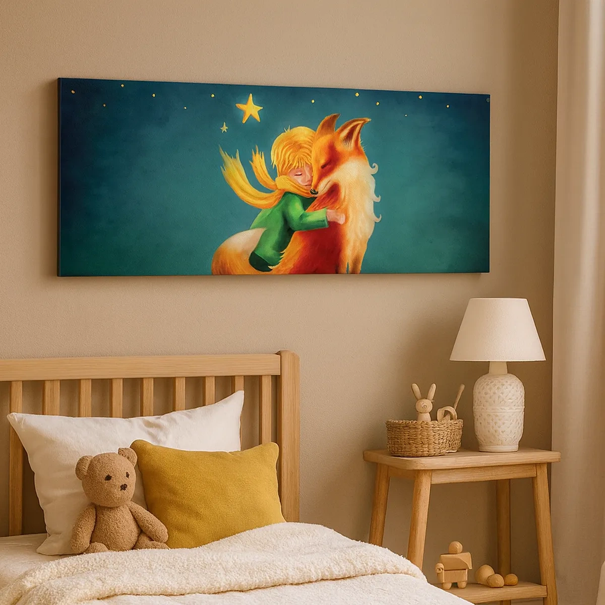 Obraz na plátně - Malý princ - 30x30 cm