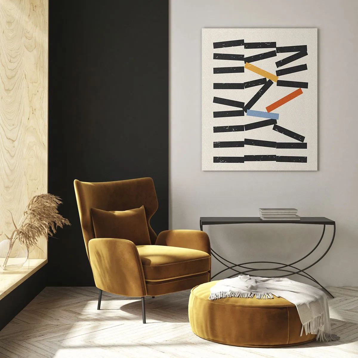 Obraz na skle - Domino – kompozice - 50x70 cm