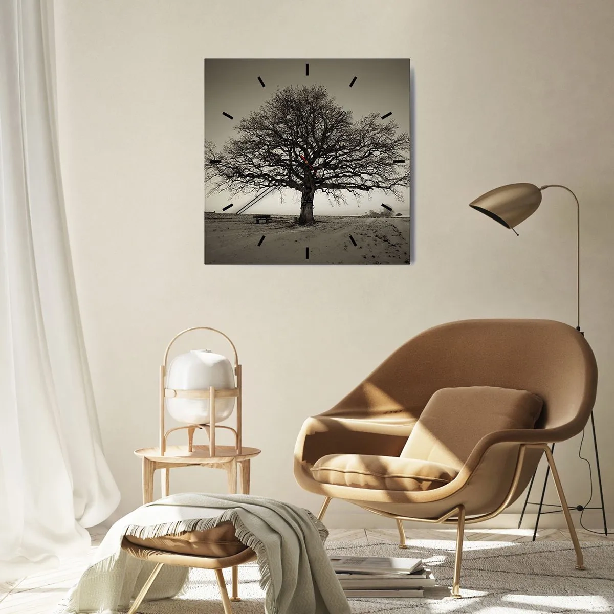 Nástěnné hodiny - Odtud až na věčnost - 30x30 cm