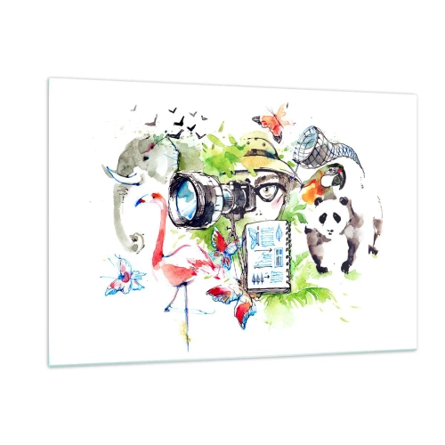 Obraz na skle - Objektivem cestovatele - 120x80 cm