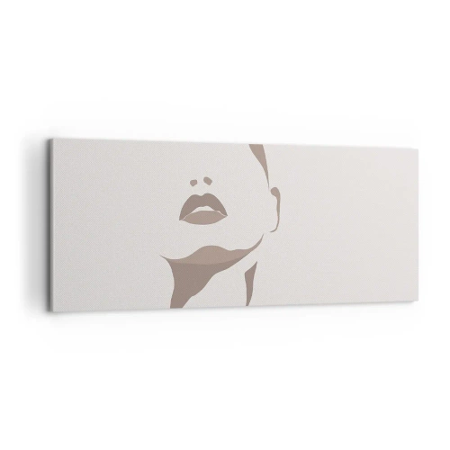Obraz na plátně - Stvořená ze světla a stínu - 100x40 cm