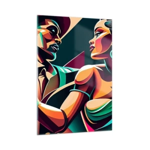 Obraz na skle - V rytmu srdce - 50x70 cm
