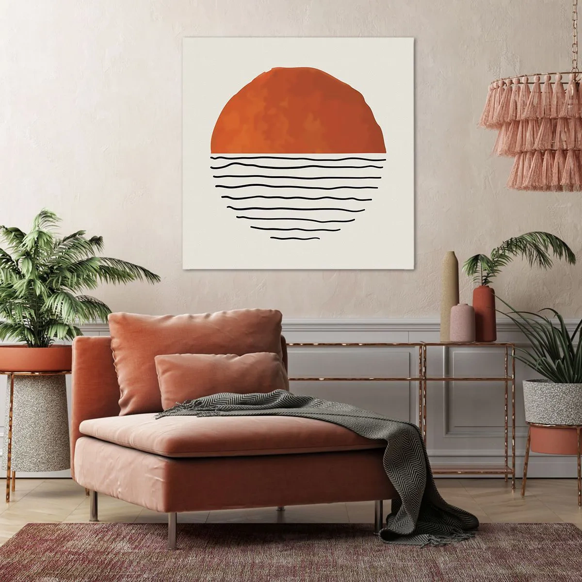 Obraz na plátně - V japonské atmosféře - 30x30 cm