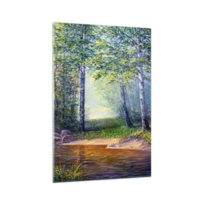 Obraz na skle - Scénář selanky - 70x100 cm