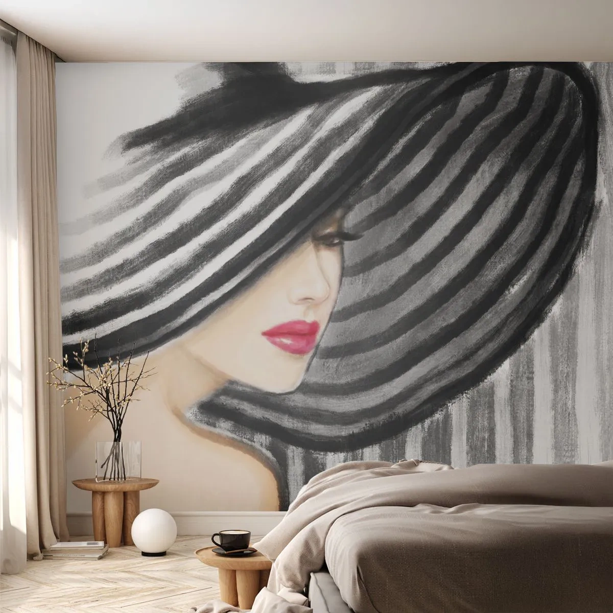 Fototapeta Premium Sand - Kde tě hledat? - Žena, ženská tvář, Portrét ženy - 300x210 cm