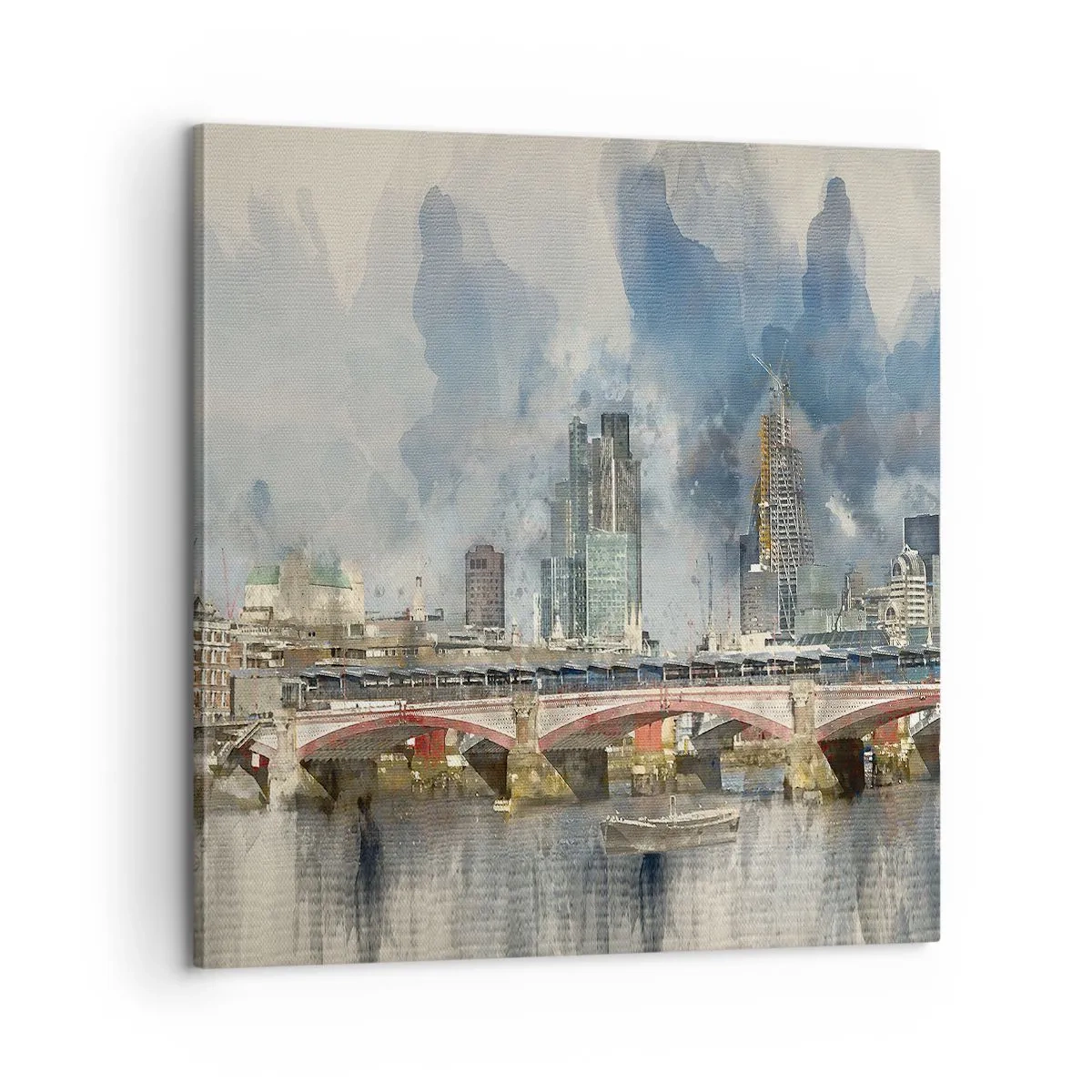 Obraz na plátně - Londýn v celé své kráse - 60x60 cm