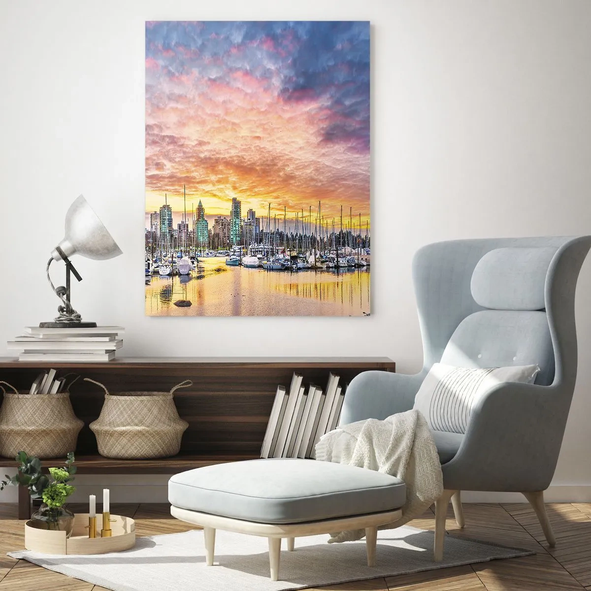 Obraz na skle - Město tisíce námořníků - 50x70 cm