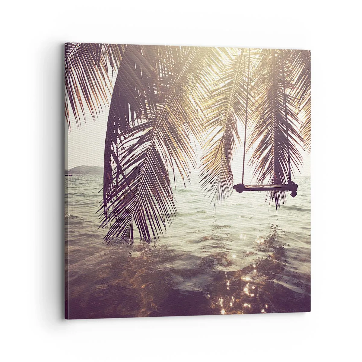 Obraz na plátně - Houpat se libovolně v oblacích - 70x70 cm