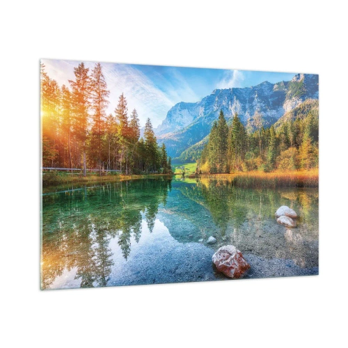 Obraz na skle - Něžnost podzimu - 100x70 cm