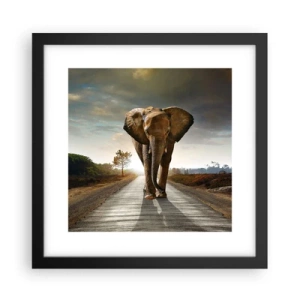 Plakát v černém rámu - A vůbec ne ve skladu porcelánu - 30x30 cm