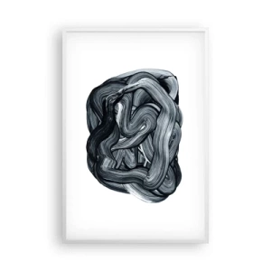 Plakát v bílém rámu - Není to tak jednoduché - 61x91 cm