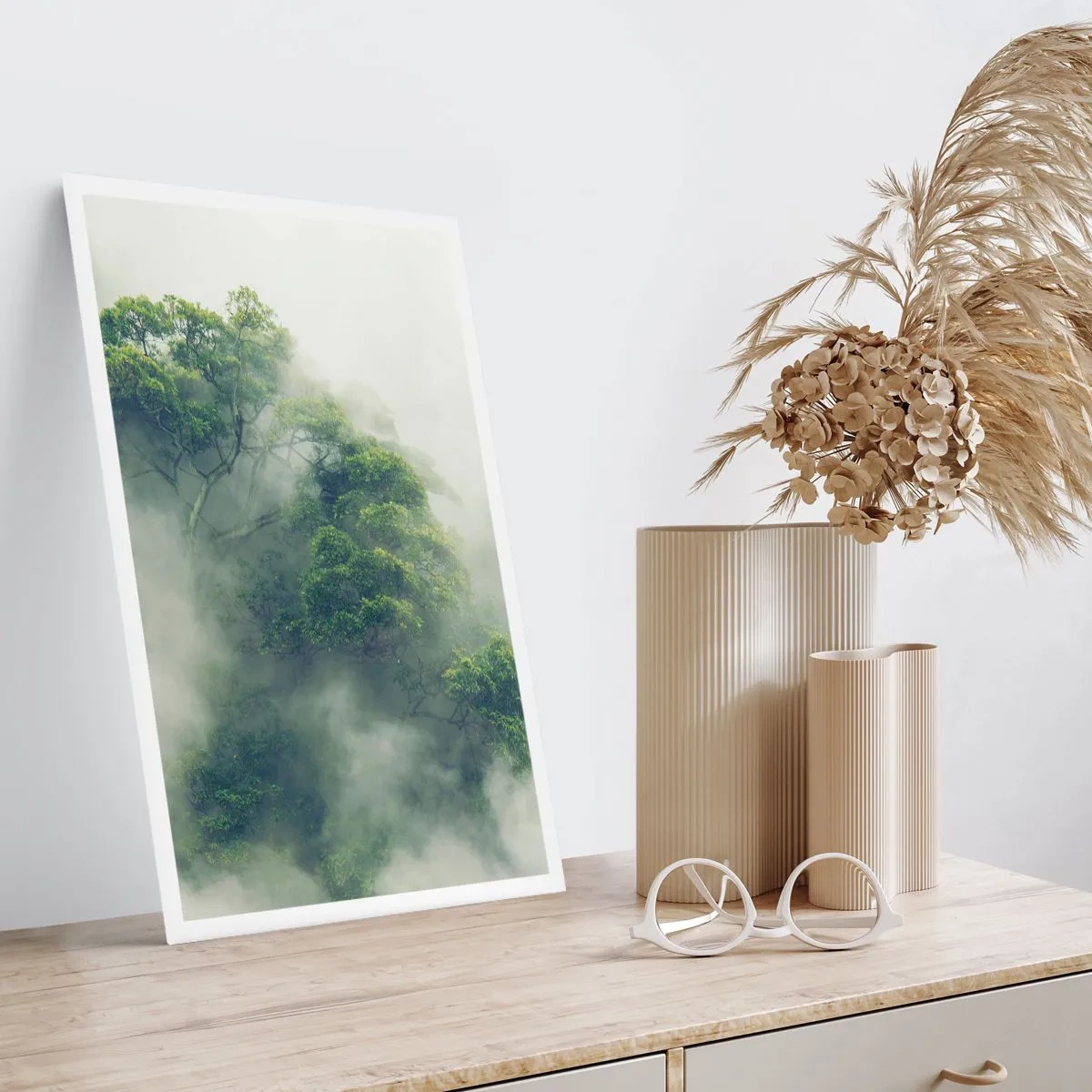 Plakát - Zahalené mlhou - 50x70 cm