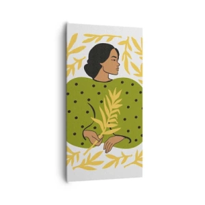 Obraz na plátně - Havajská dívka - 65x120 cm