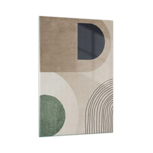 Obraz na skle - Něžnost oválu - 70x100 cm