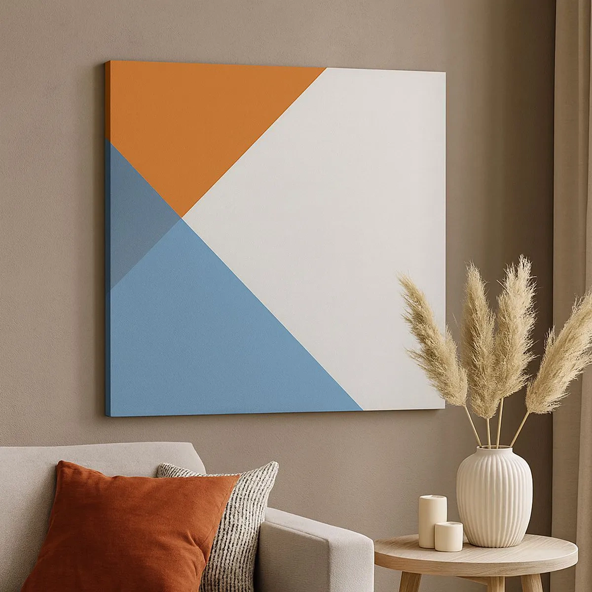 Obraz na plátně - Pod úhlem… - 30x30 cm