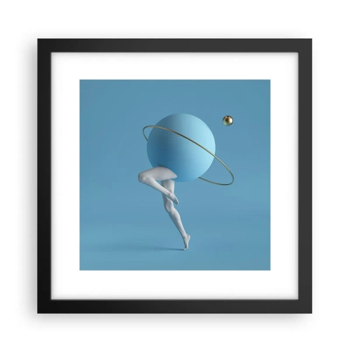Plakát v černém rámu - Šílenství planet - 30x30 cm