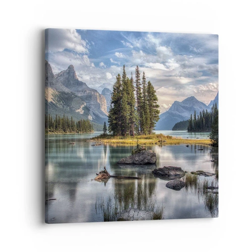 Obraz na plátně - U velké a čisté vody… - 40x40 cm