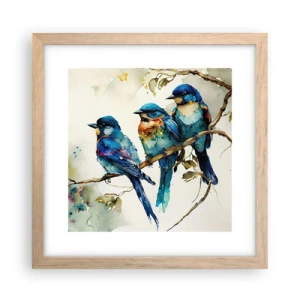 Plakát v rámu světlý dub - Urazil se? - 30x30 cm