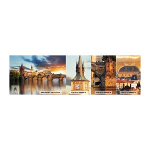 Vzor Fototapety Samolepicí Deluxe Sticker - Krásná od pradávna - Město, Praha, Česká republika - 100x30 cm