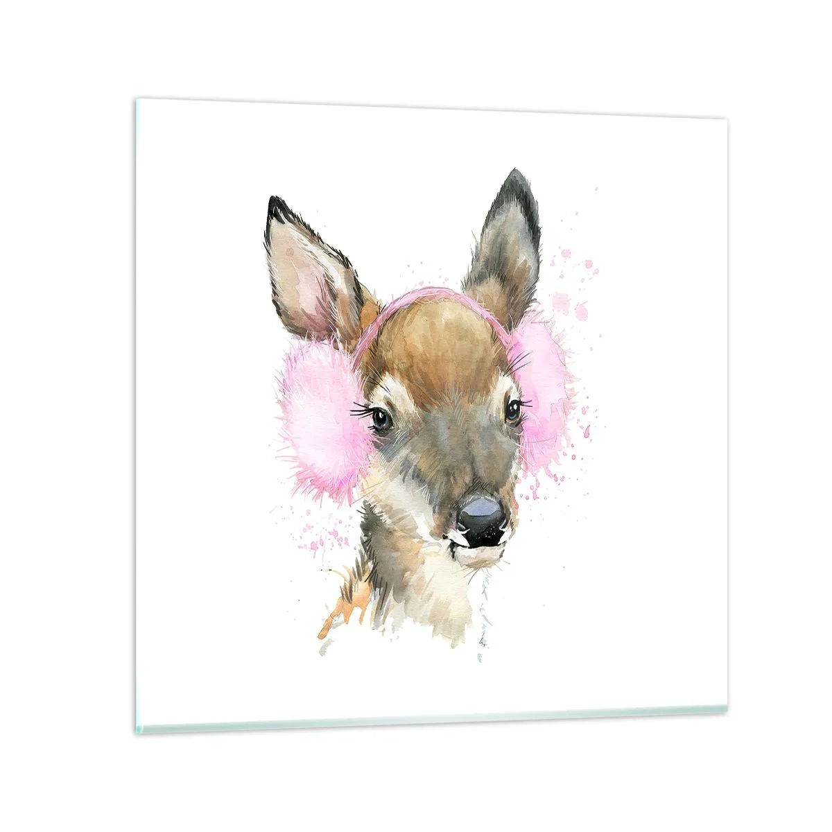 Obraz na skle - A mráz už není tak hrozný - 50x50 cm