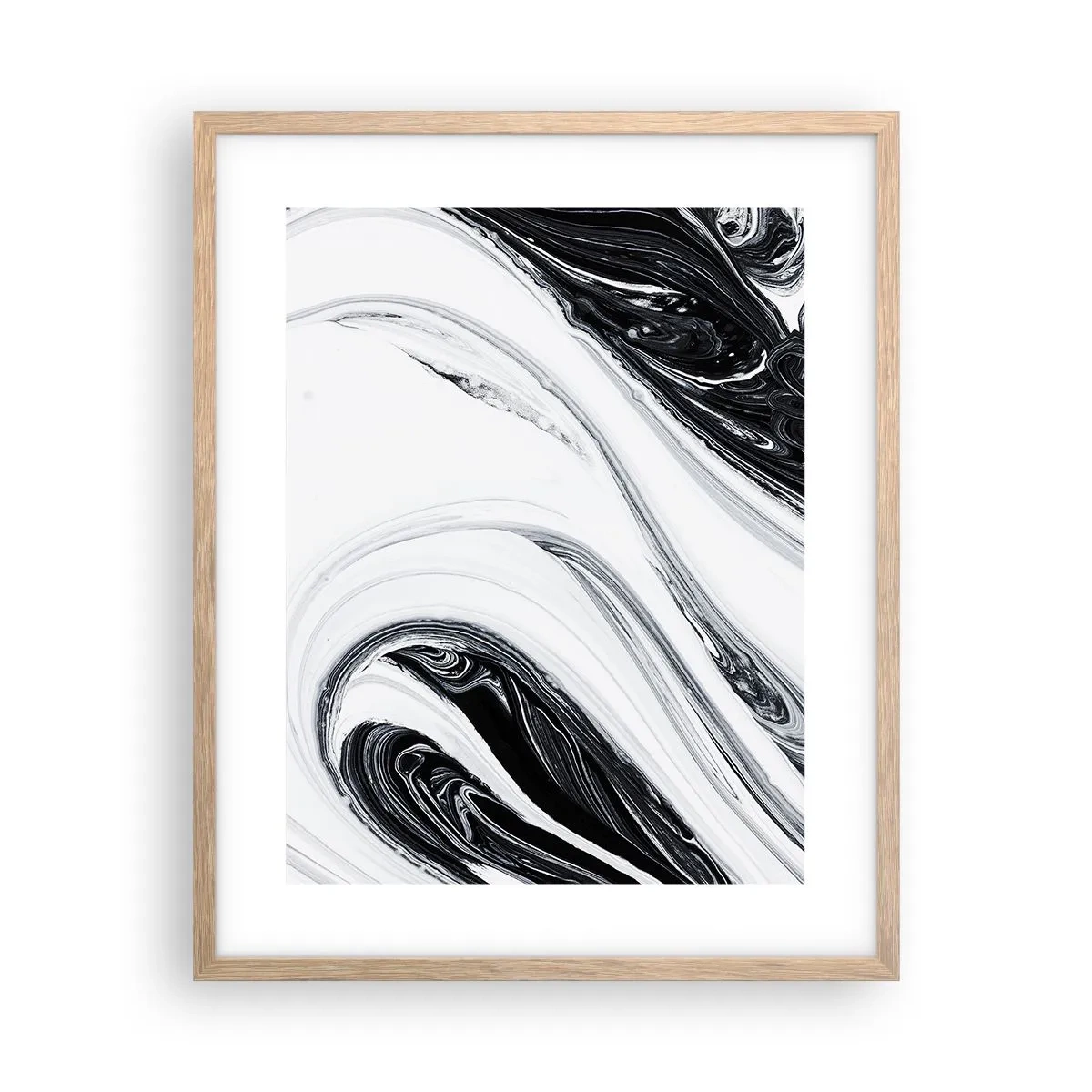 Plakát v rámu světlý dub - Spojení protikladů - 40x50 cm