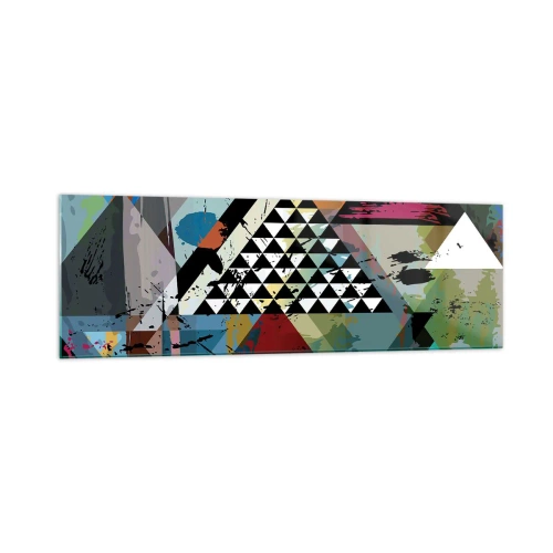 Obraz na skle - Jak je to snadné - 160x50 cm