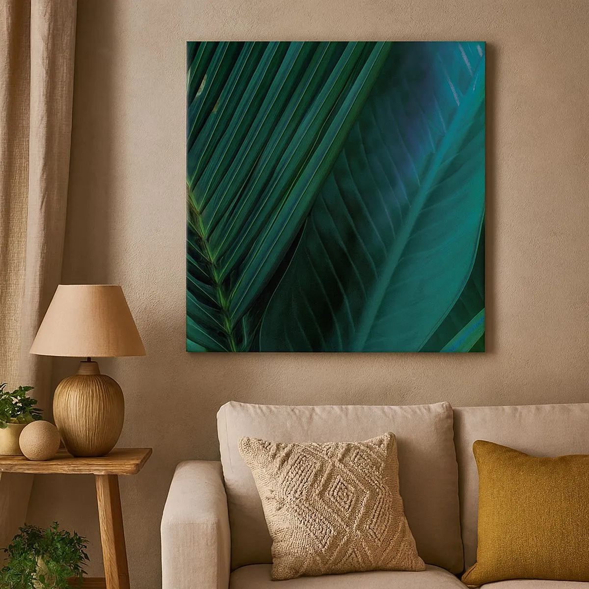 Obraz na plátně - Anatomie zelené - 30x30 cm