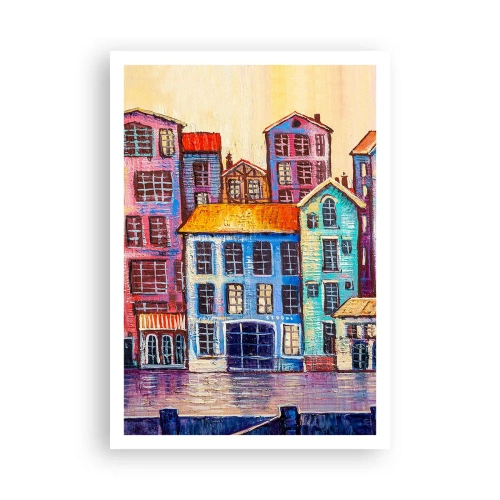 Plakát - Město jako z pohádky - 70x100 cm