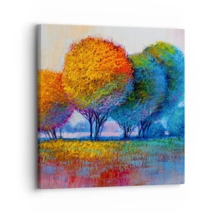 Obraz na plátně - Trs zářivých barev - 30x30 cm