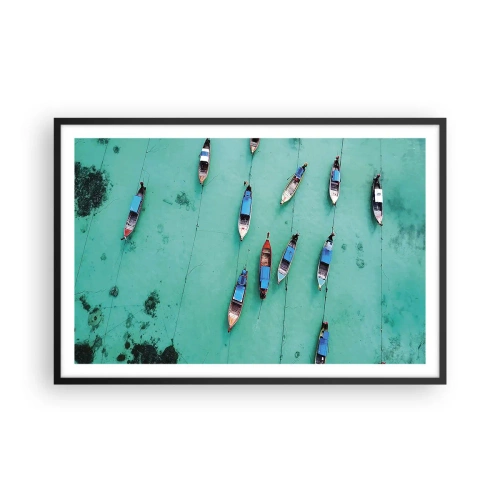 Plakát v černém rámu - V radostném očekávání - 91x61 cm