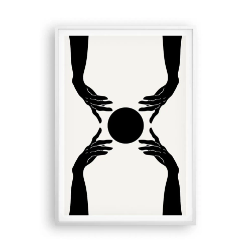 Plakát v bílém rámu - Tajné znamení - 70x100 cm