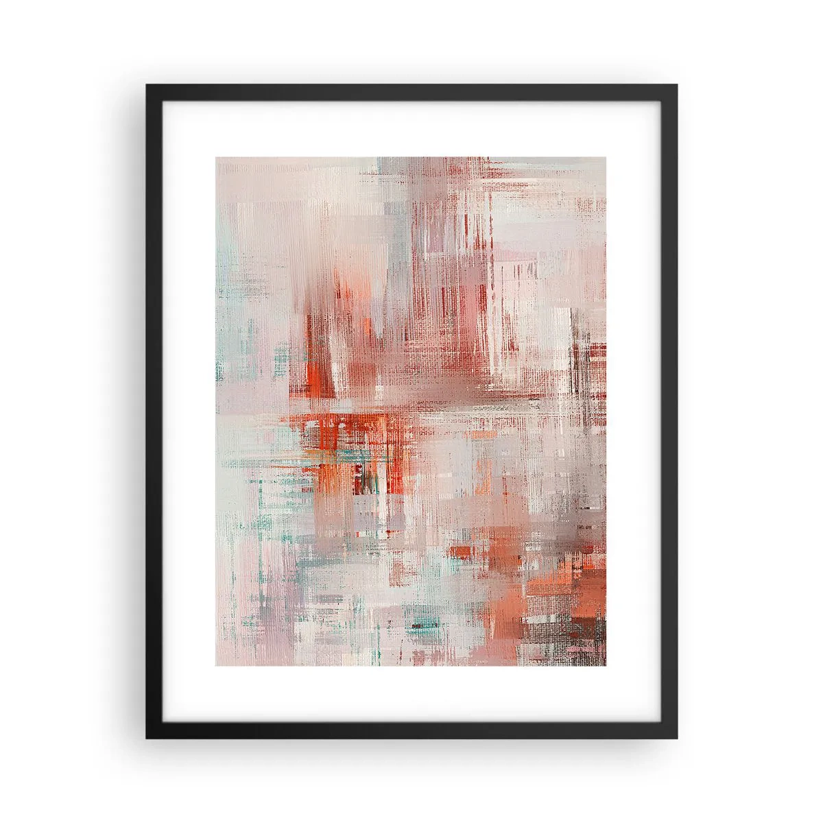 Plakát v černém rámu - Zamlžené. Ale růžové - 40x50 cm