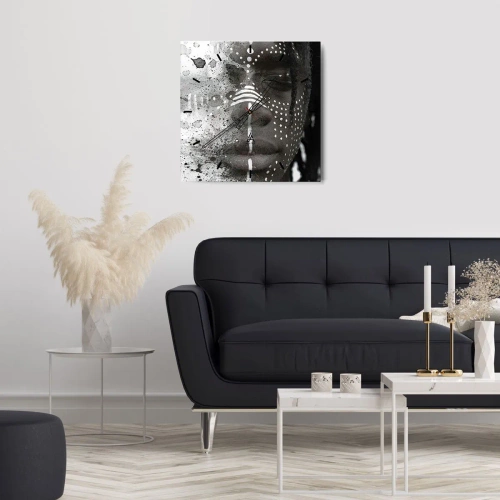 Nástěnné hodiny - Objev původního ducha - 40x40 cm