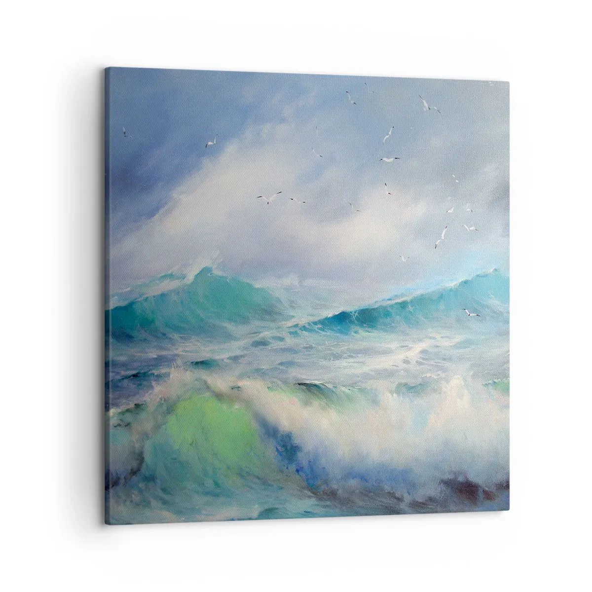 Obraz na plátně - „Vichřice zavyla triumfálně…“ - 50x50 cm