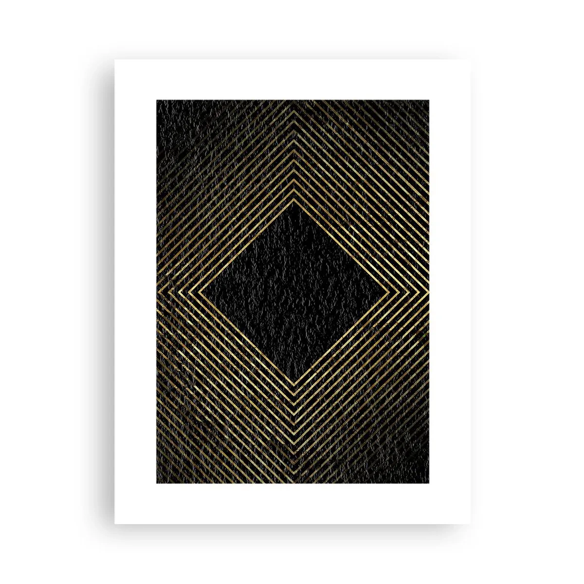 Plakát - Geometrie ve stylu glamour - 30x40 cm
