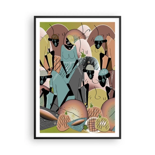 Plakát v černém rámu - Blíží se velký svátek - 70x100 cm
