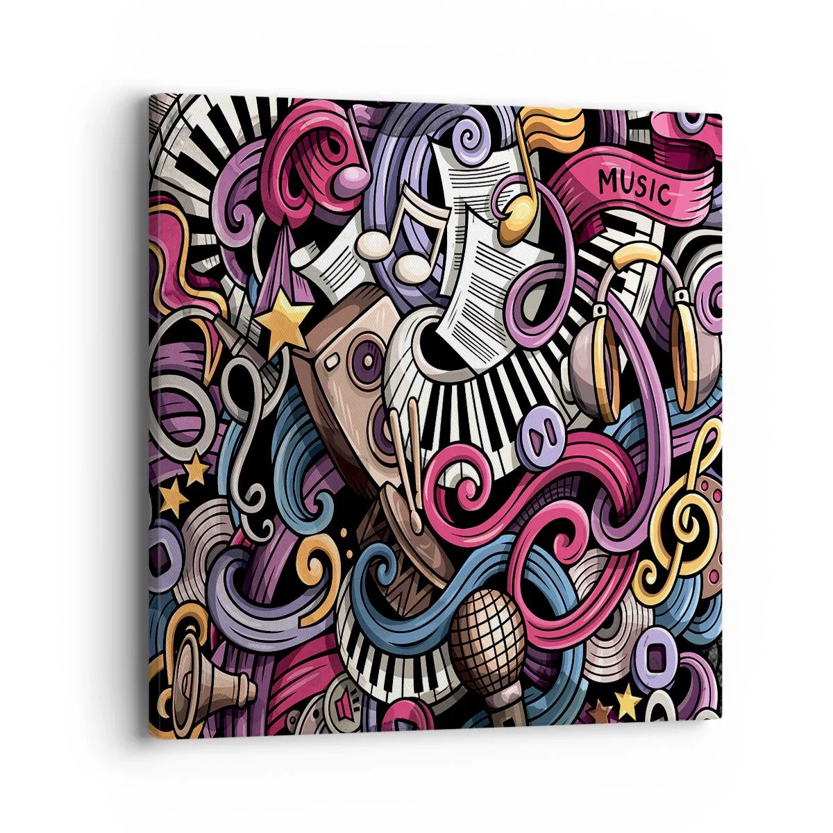 Obraz na plátně - Komplikovaná melodie - 40x40 cm