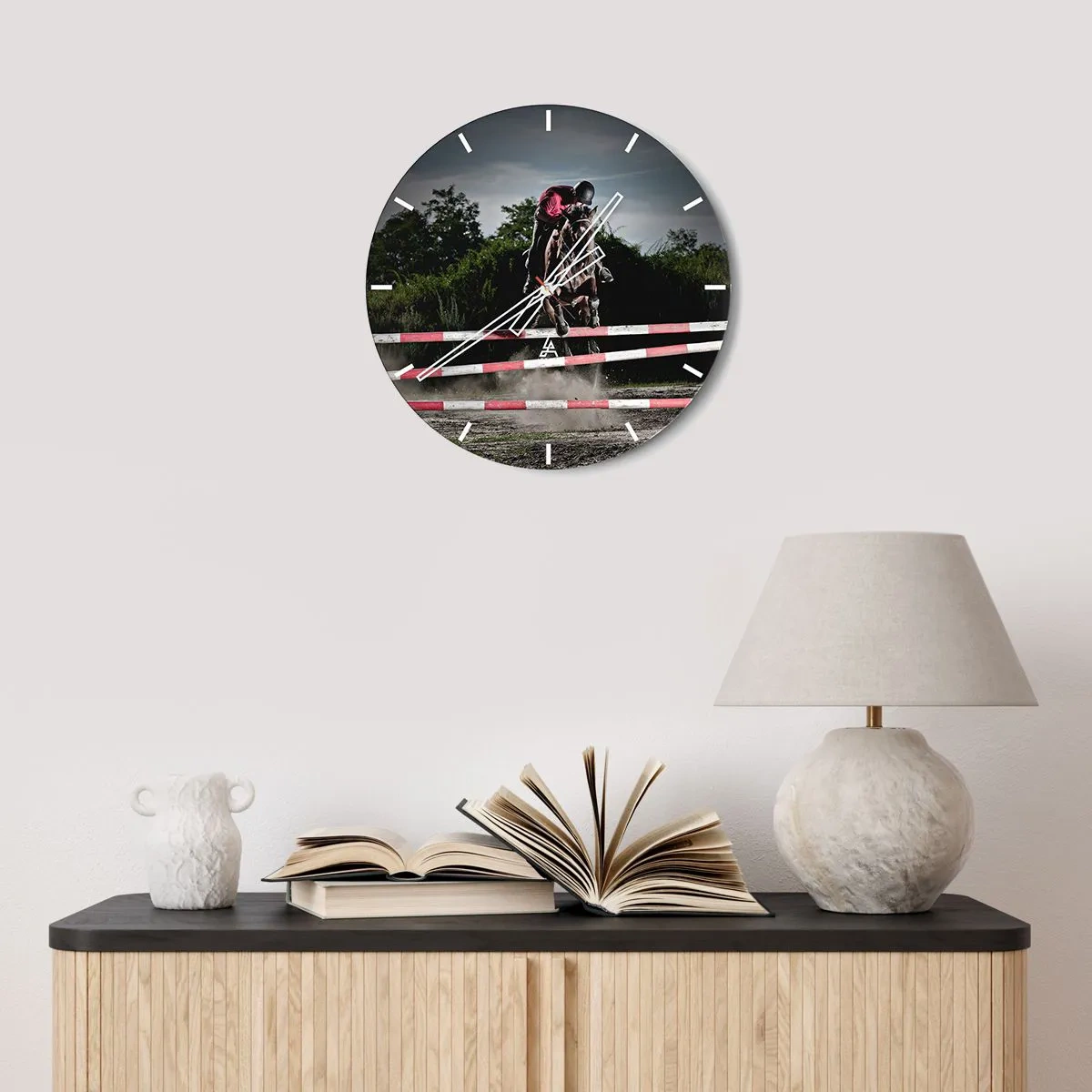 Nástěnné hodiny - Společně pro vítězství - 40x40 cm