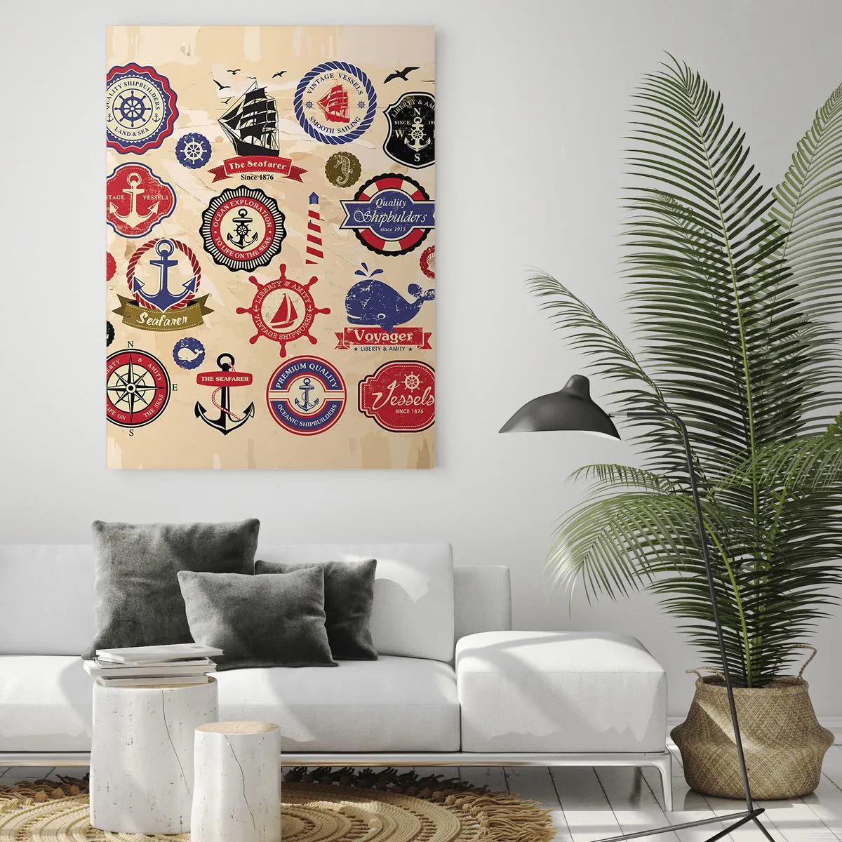 Obraz na skle - Námořnické bratrstvo - 80x120 cm