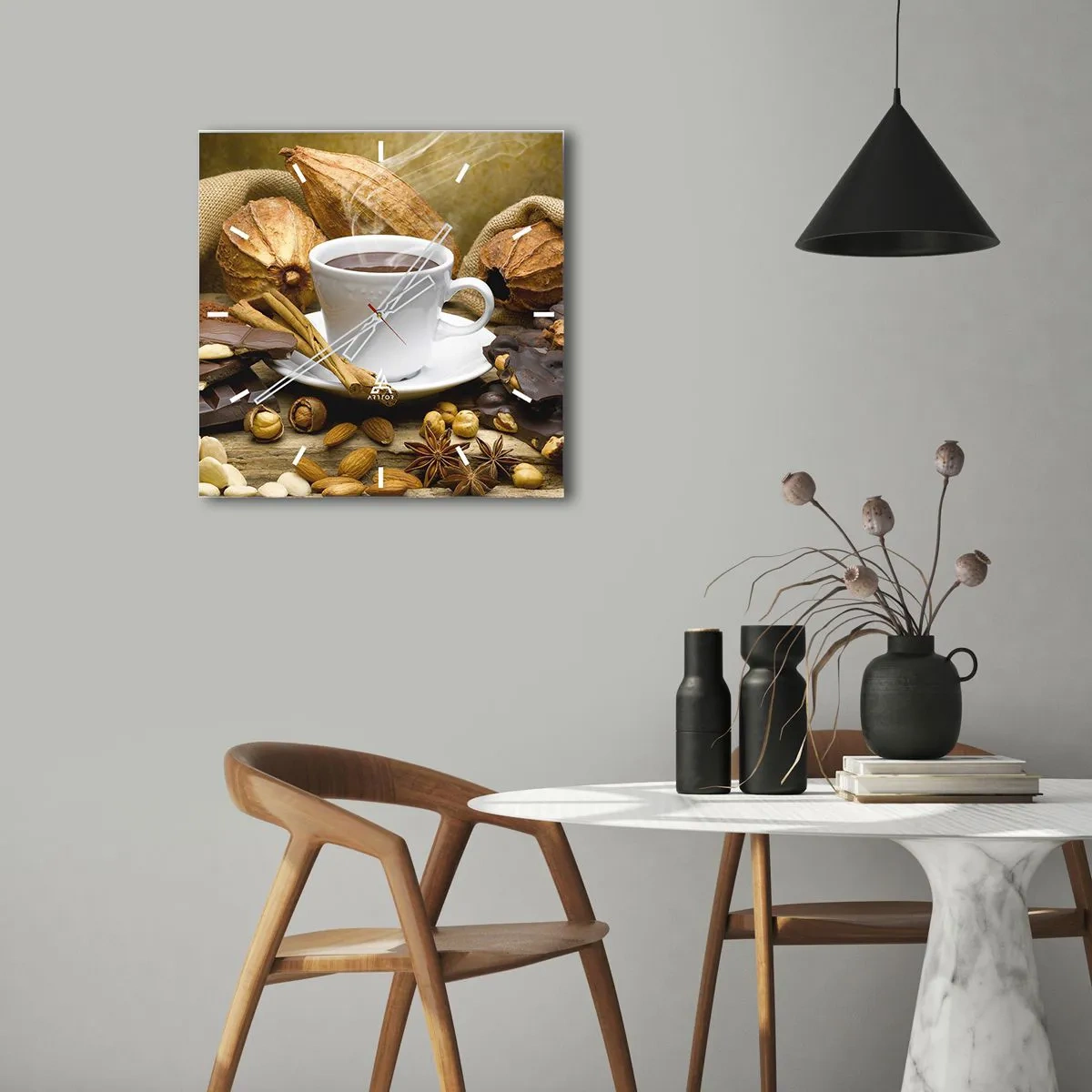 Nástěnné hodiny - Pro hledače vzrušení - 40x40 cm