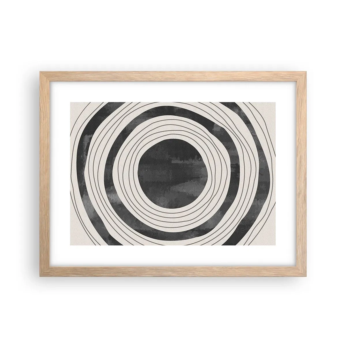 Plakát v rámu světlý dub - Přesný zásah - 40x30 cm