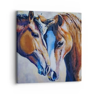 Obraz na plátně - Je to přátelství? Je to láska? - 30x30 cm