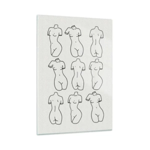 Obraz na skle - Pouze Venuše - 50x70 cm