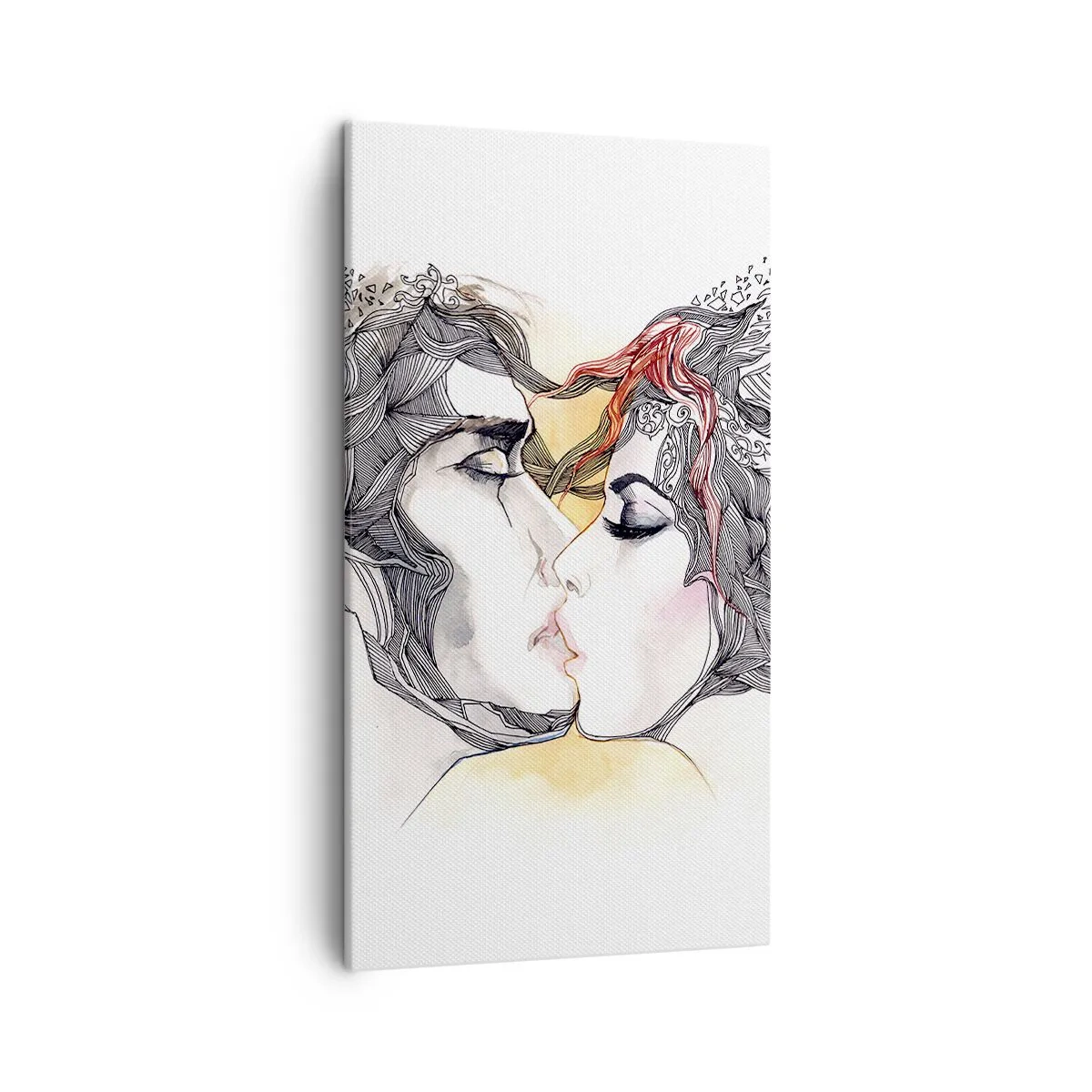 Obraz na plátně - Svět neexistuje - 45x80 cm