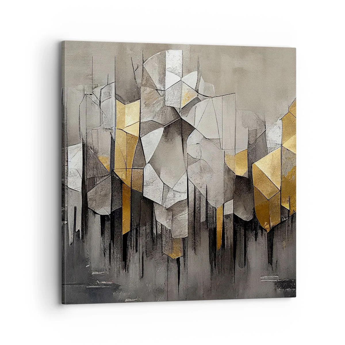 Obraz na plátně - Kompozice z ledu a světla - 70x70 cm