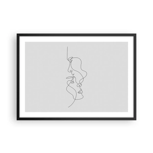 Plakát v černém rámu - Žár vášnivých tužeb - 70x50 cm