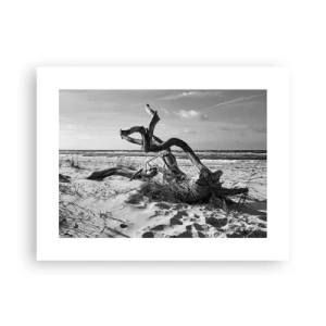 Plakát - Mořská socha - 40x30 cm