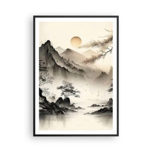 Plakát v černém rámu - Jedinečné kouzlo orientu - 70x100 cm